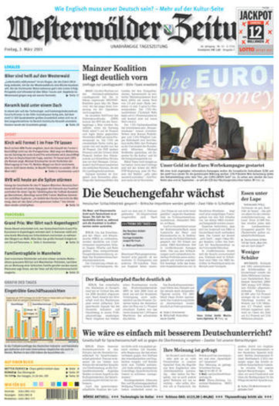 Westerwälder Zeitung vom Freitag, 02.03.2001