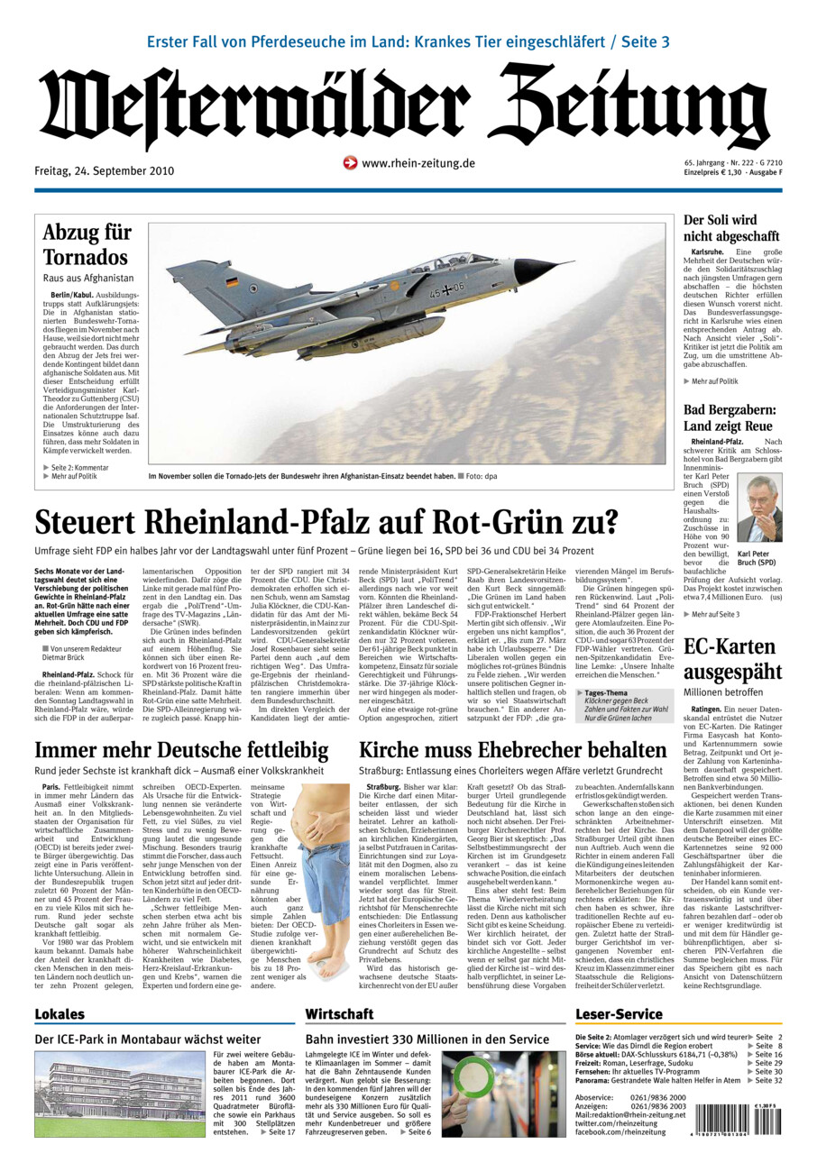 Westerwälder Zeitung vom Freitag, 24.09.2010