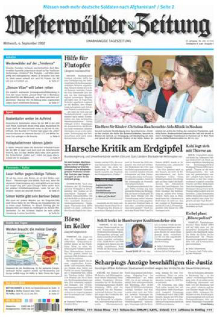 Westerwälder Zeitung vom Mittwoch, 04.09.2002