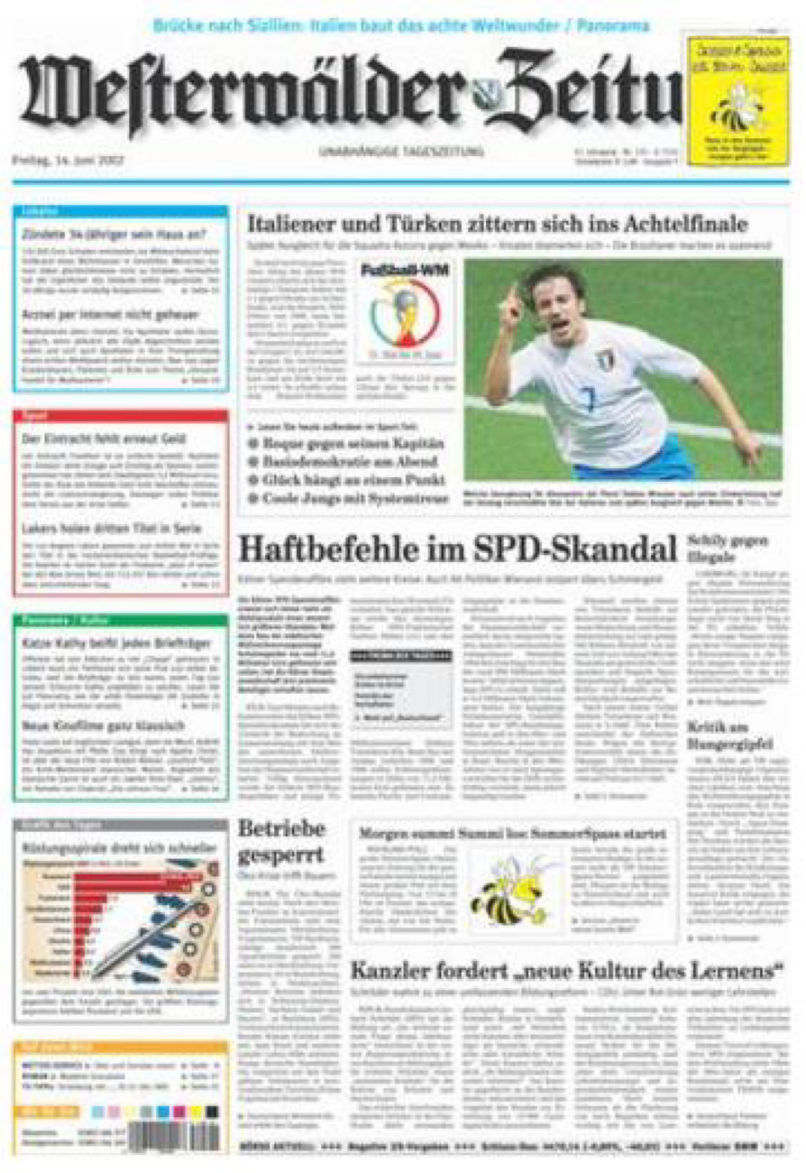 Westerwälder Zeitung vom Freitag, 14.06.2002
