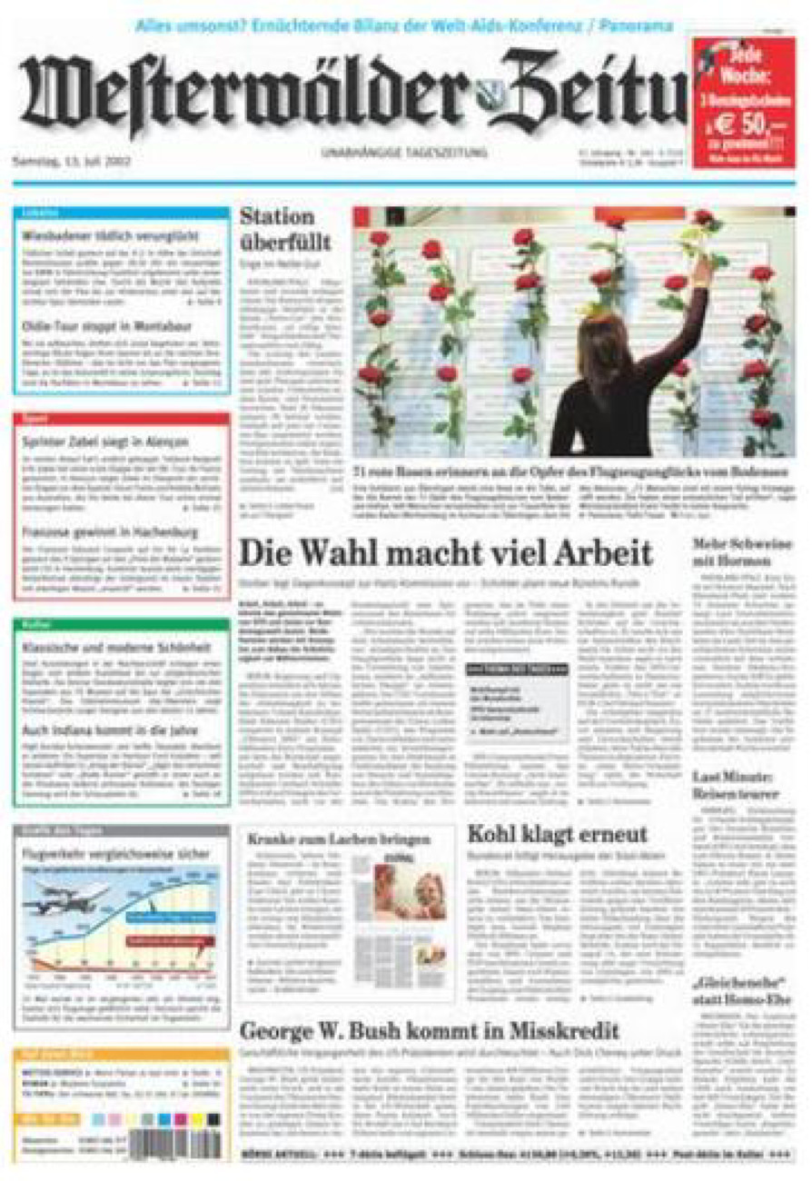 Westerwälder Zeitung vom Samstag, 13.07.2002