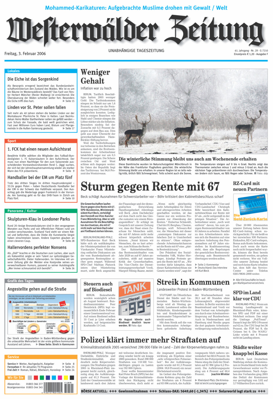 Westerwälder Zeitung vom Freitag, 03.02.2006