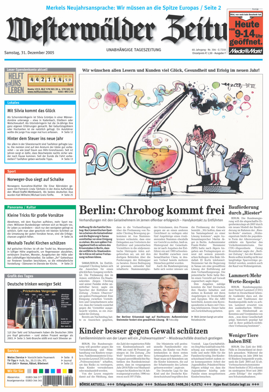 Westerwälder Zeitung vom Samstag, 31.12.2005