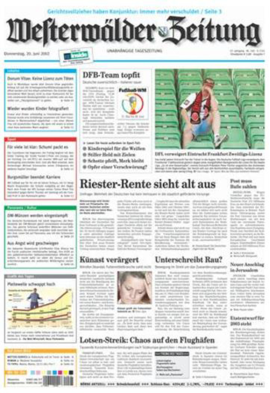 Westerwälder Zeitung vom Donnerstag, 20.06.2002