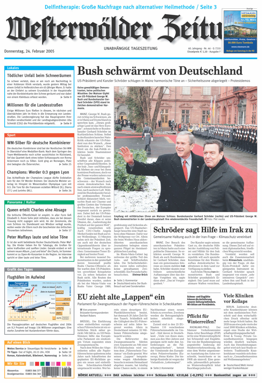 Westerwälder Zeitung vom Donnerstag, 24.02.2005