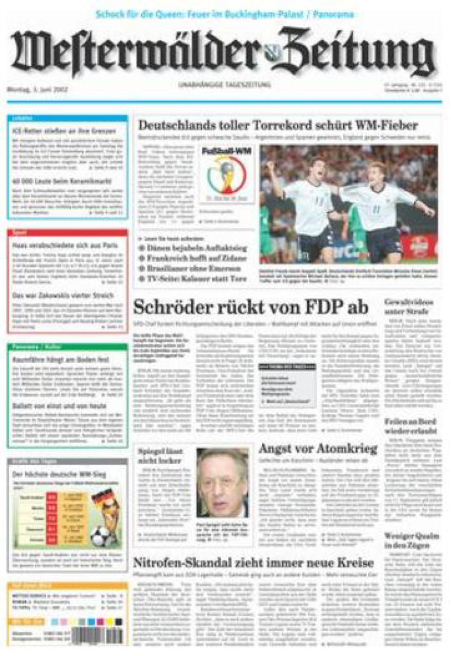 Westerwälder Zeitung vom Montag, 03.06.2002
