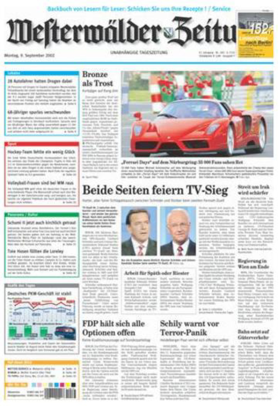 Westerwälder Zeitung vom Montag, 09.09.2002