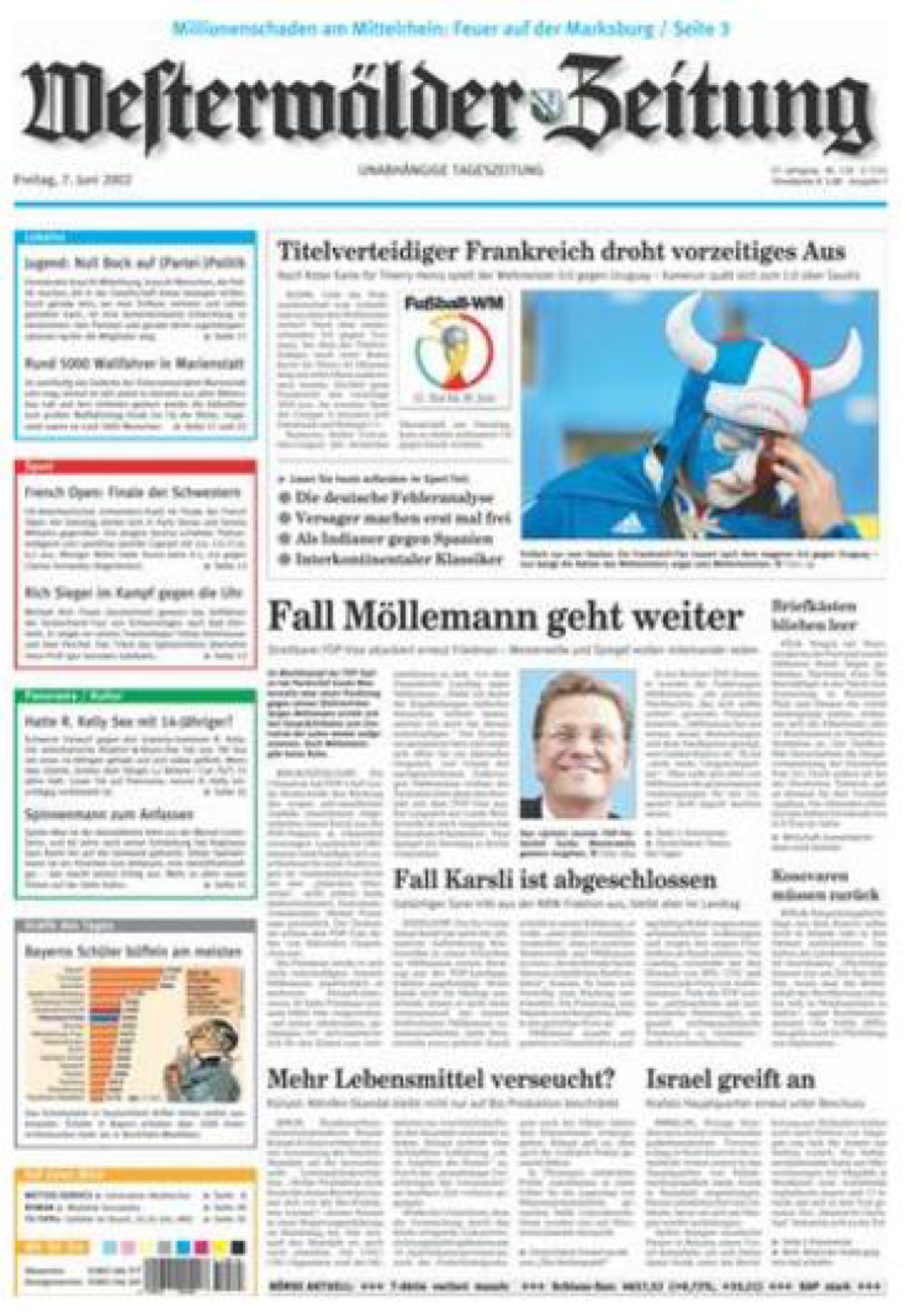 Westerwälder Zeitung vom Freitag, 07.06.2002