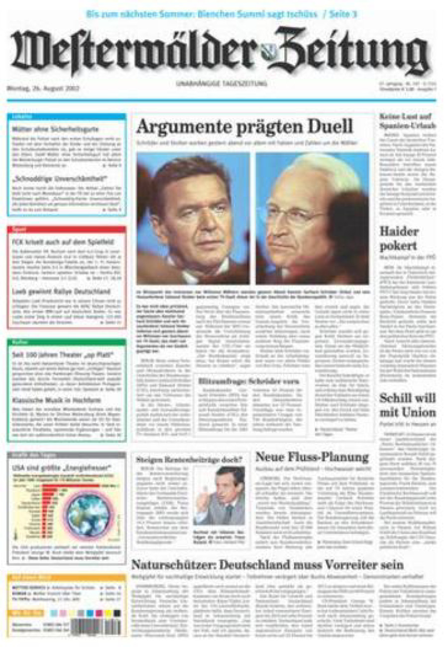 Westerwälder Zeitung vom Montag, 26.08.2002