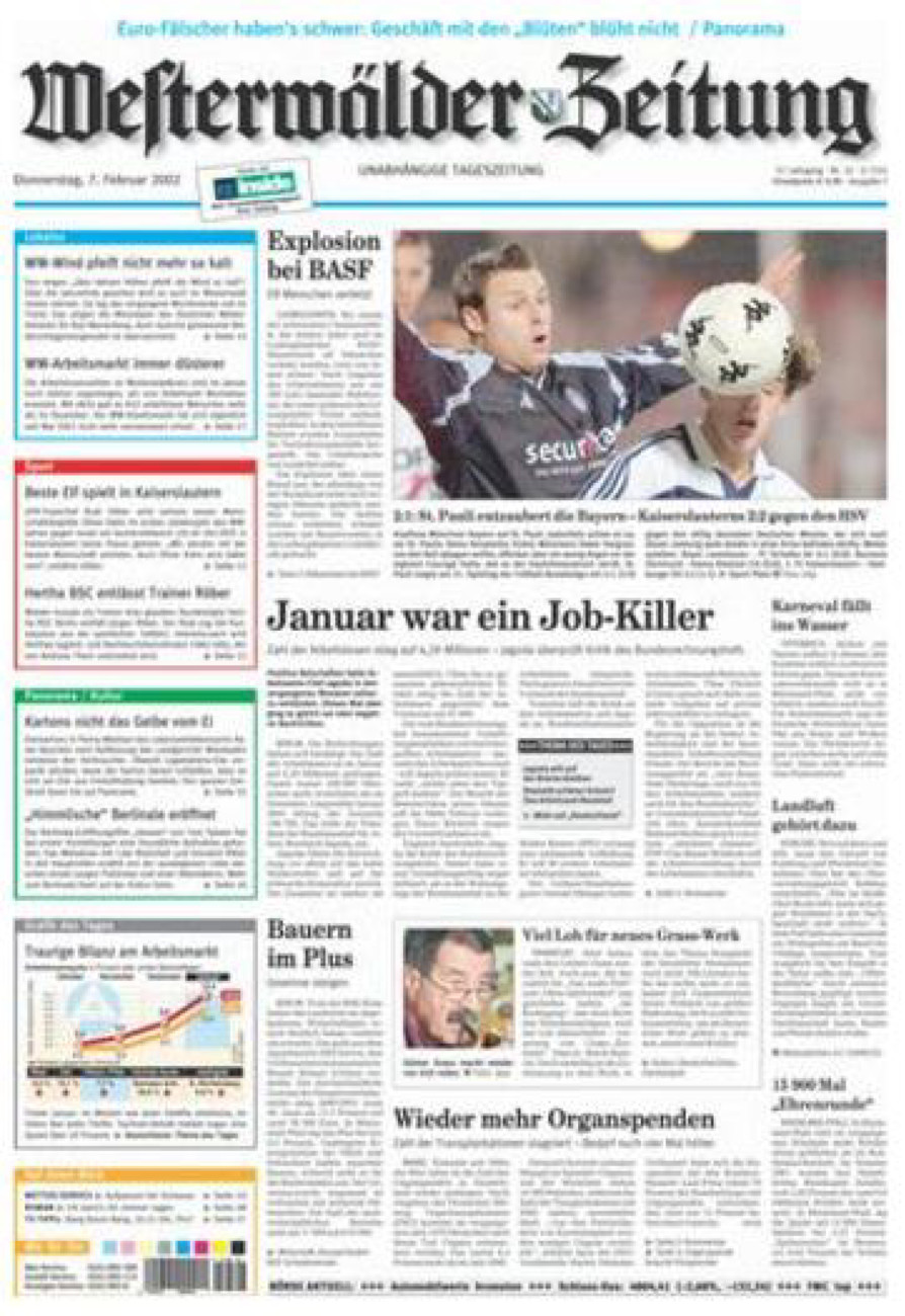 Westerwälder Zeitung vom Donnerstag, 07.02.2002