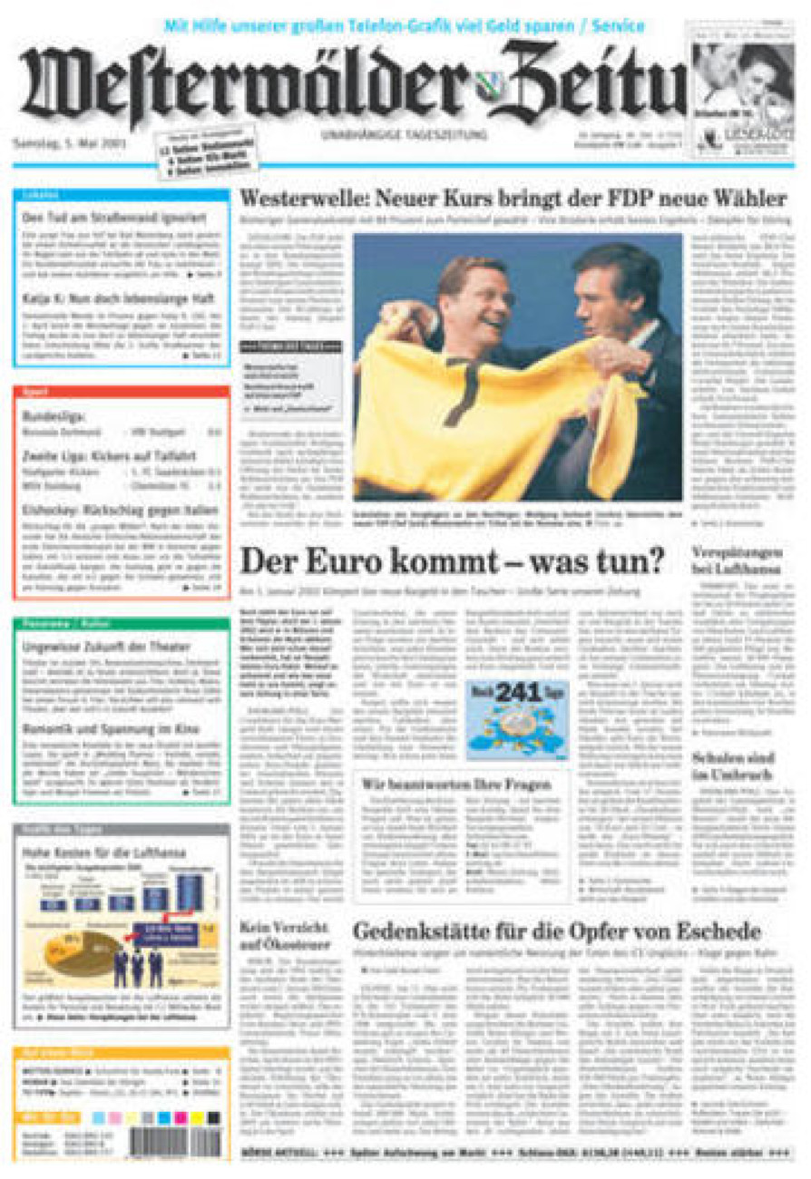 Westerwälder Zeitung vom Samstag, 05.05.2001