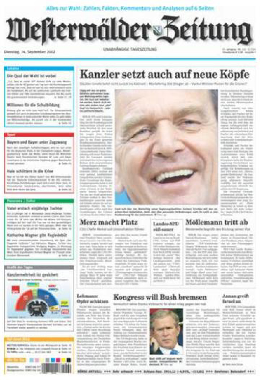 Westerwälder Zeitung vom Dienstag, 24.09.2002
