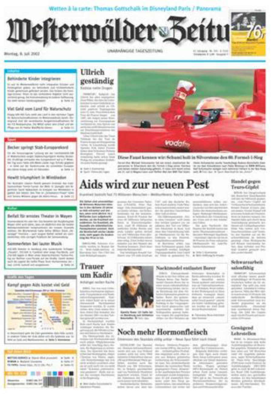 Westerwälder Zeitung vom Montag, 08.07.2002