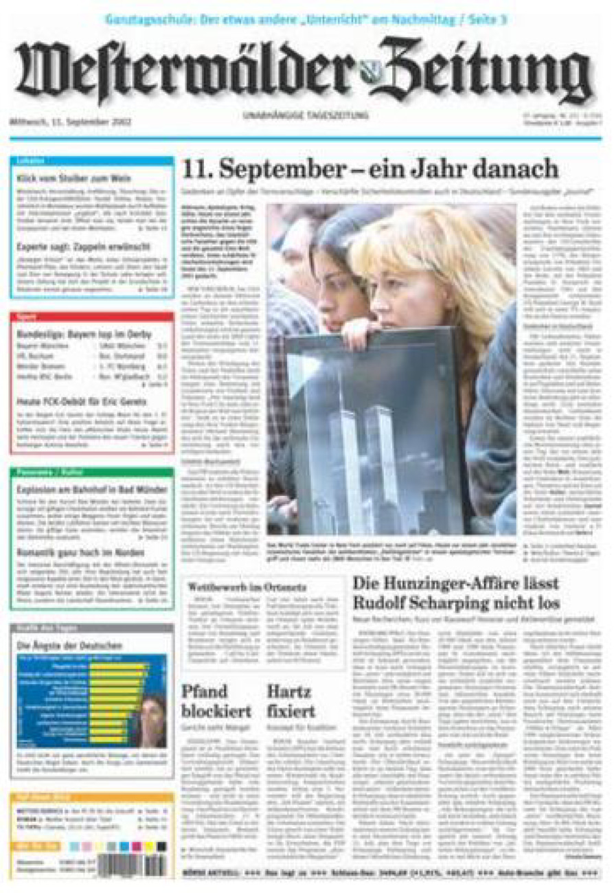 Westerwälder Zeitung vom Mittwoch, 11.09.2002