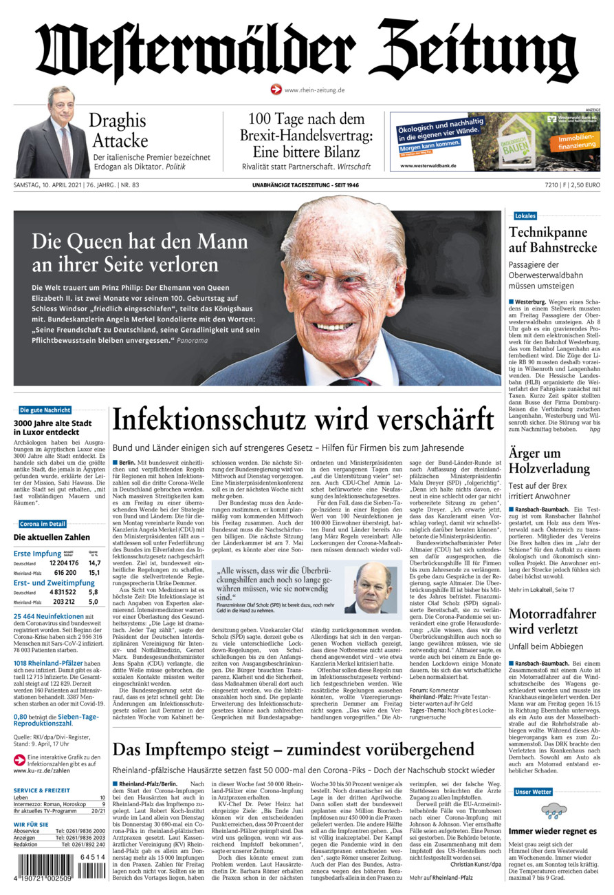 Westerwälder Zeitung vom Samstag, 10.04.2021