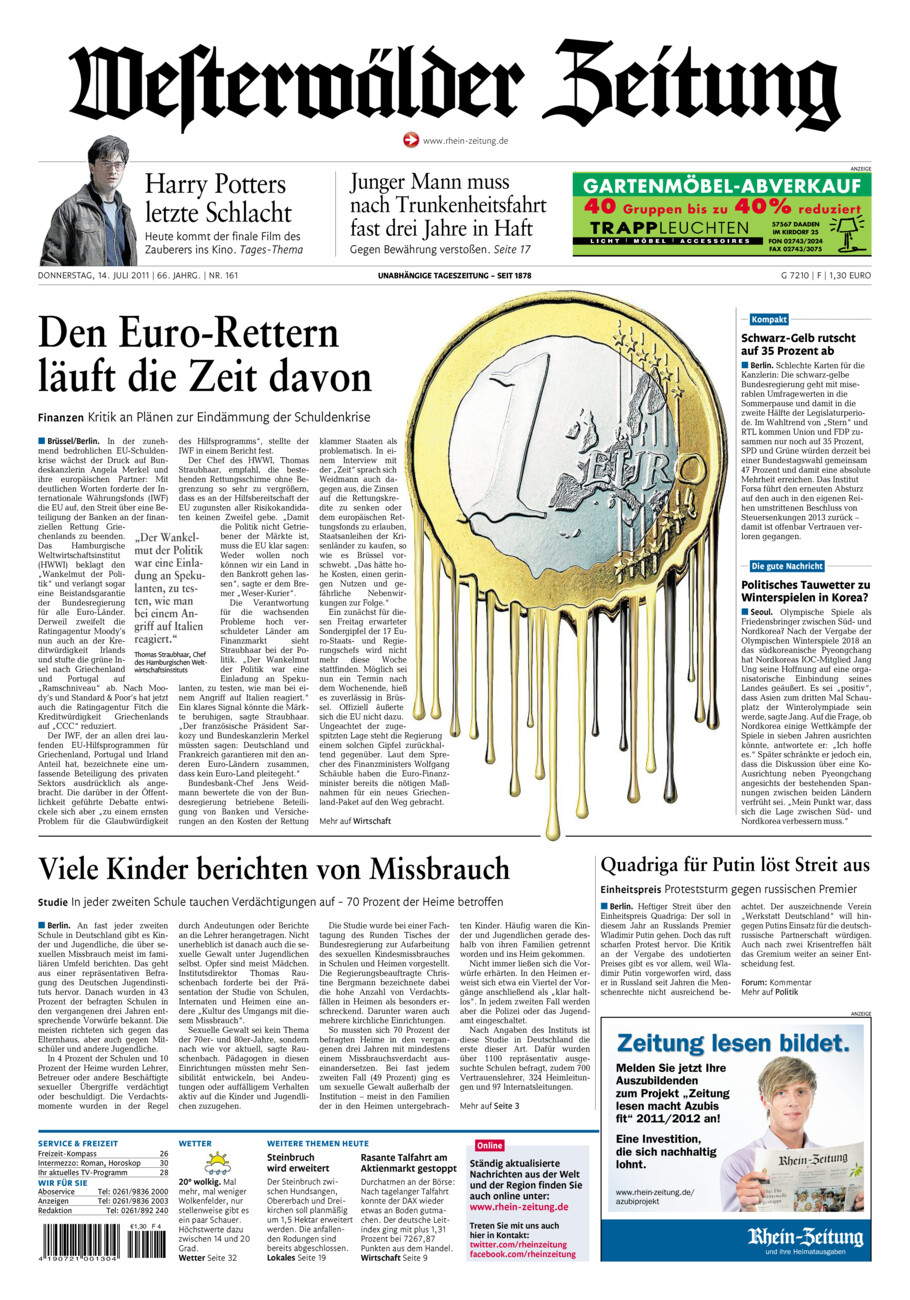 Westerwälder Zeitung vom Donnerstag, 14.07.2011