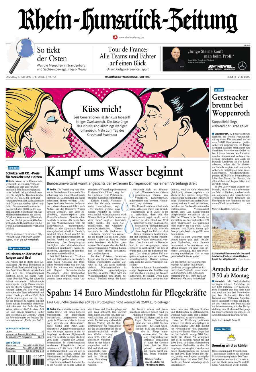 Rhein-Hunsrück-Zeitung vom Samstag, 06.07.2019