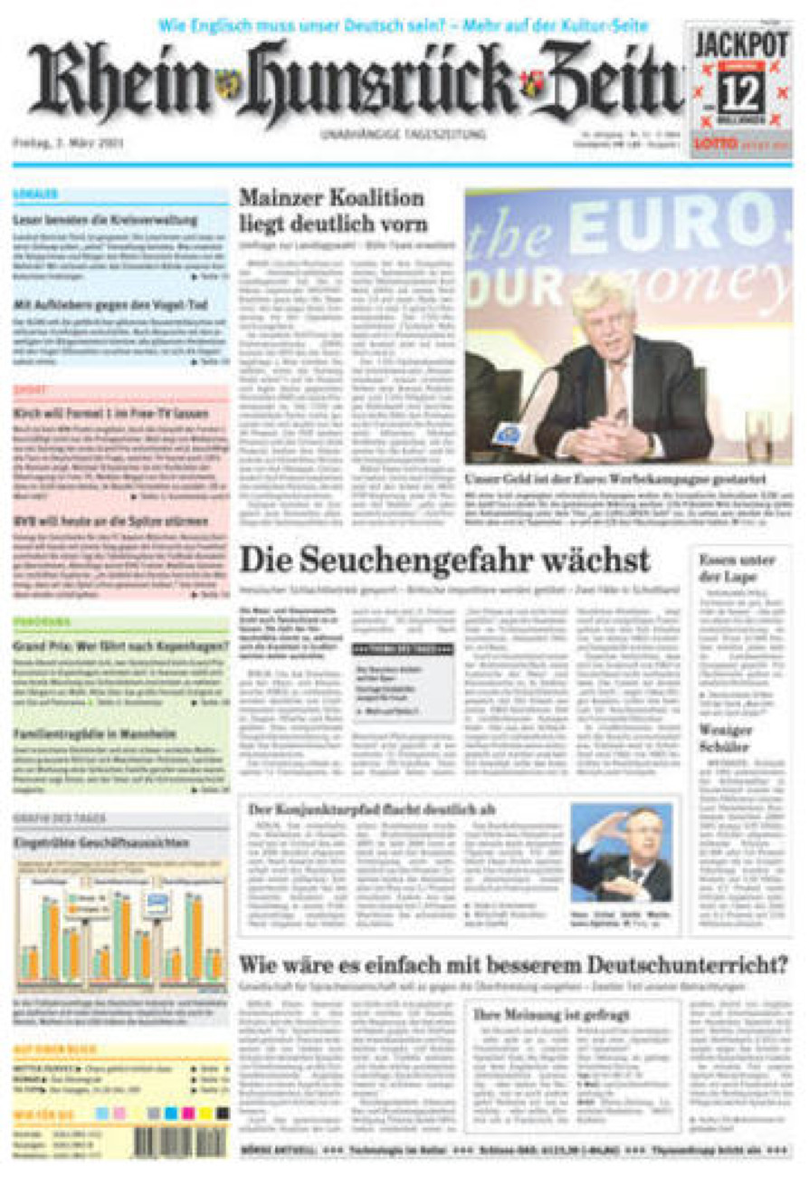 Rhein-Hunsrück-Zeitung vom Freitag, 02.03.2001