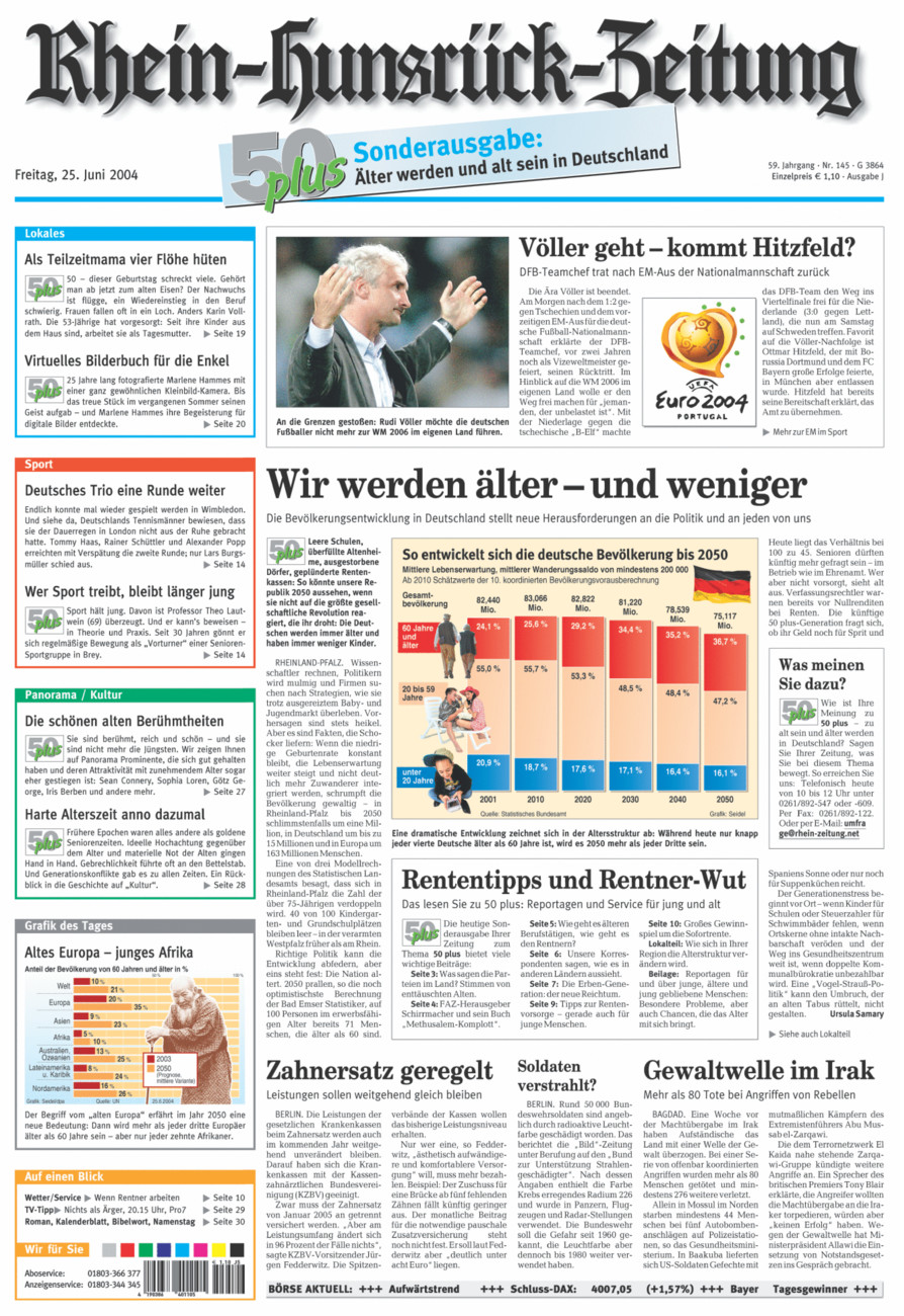 Rhein-Hunsrück-Zeitung vom Freitag, 25.06.2004