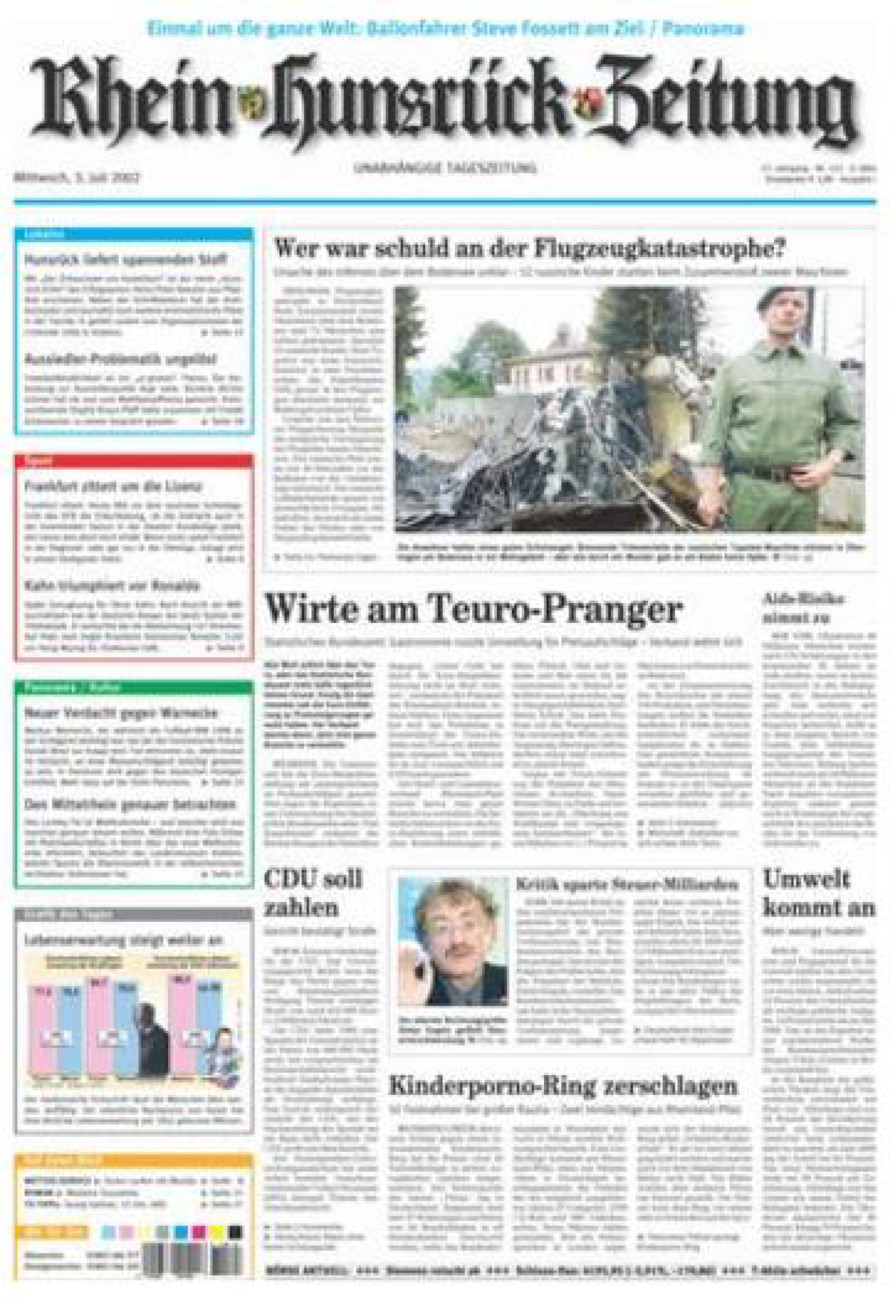Rhein-Hunsrück-Zeitung vom Mittwoch, 03.07.2002