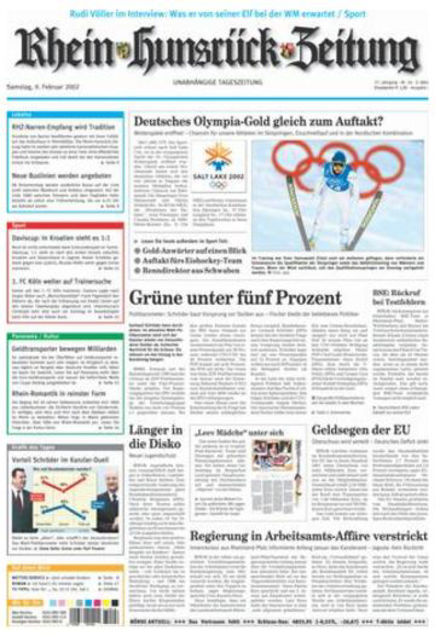 Rhein-Hunsrück-Zeitung vom Samstag, 09.02.2002