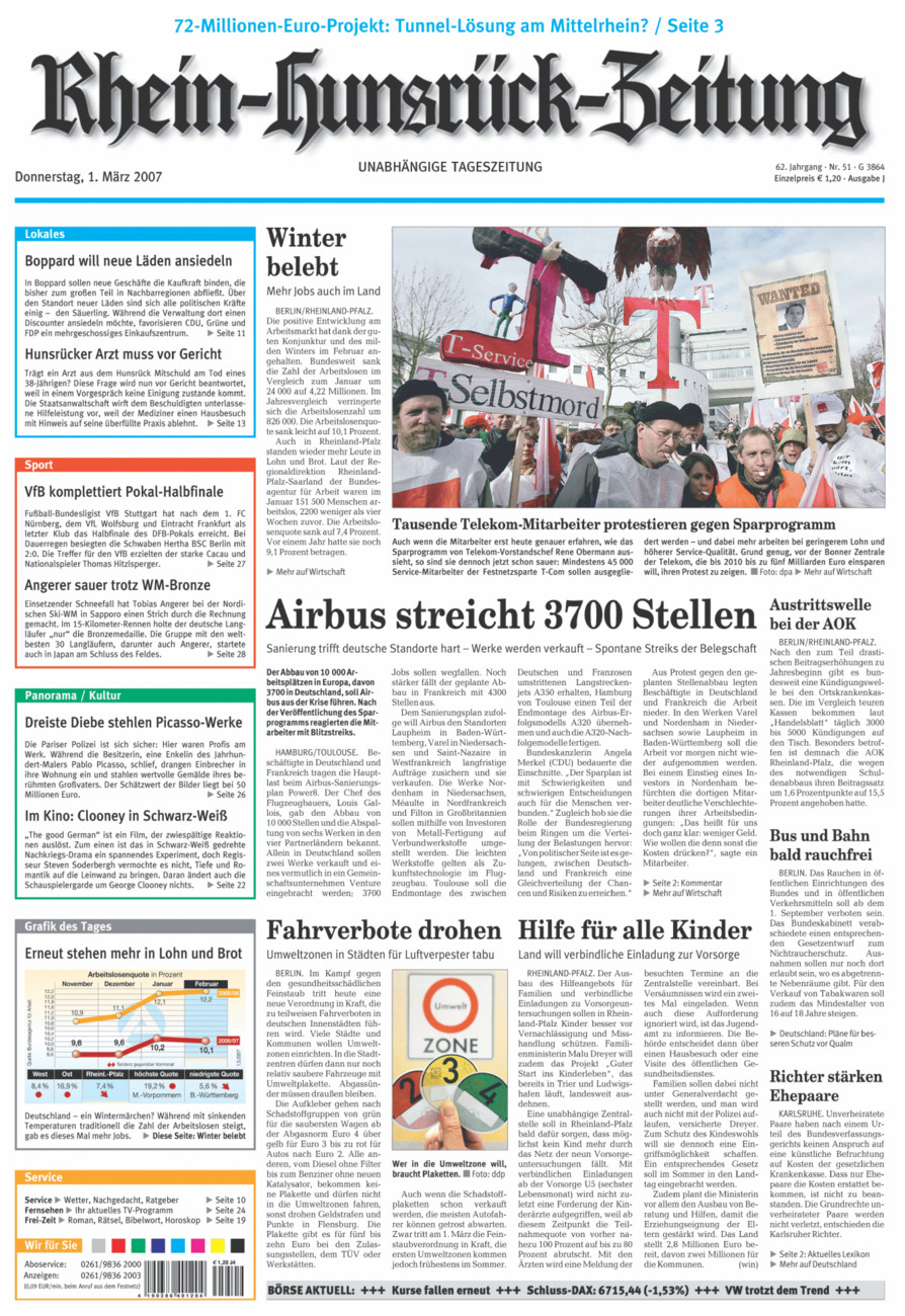 Rhein-Hunsrück-Zeitung vom Donnerstag, 01.03.2007