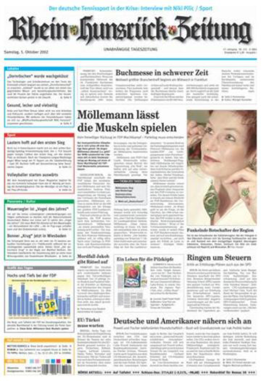 Rhein-Hunsrück-Zeitung vom Samstag, 05.10.2002
