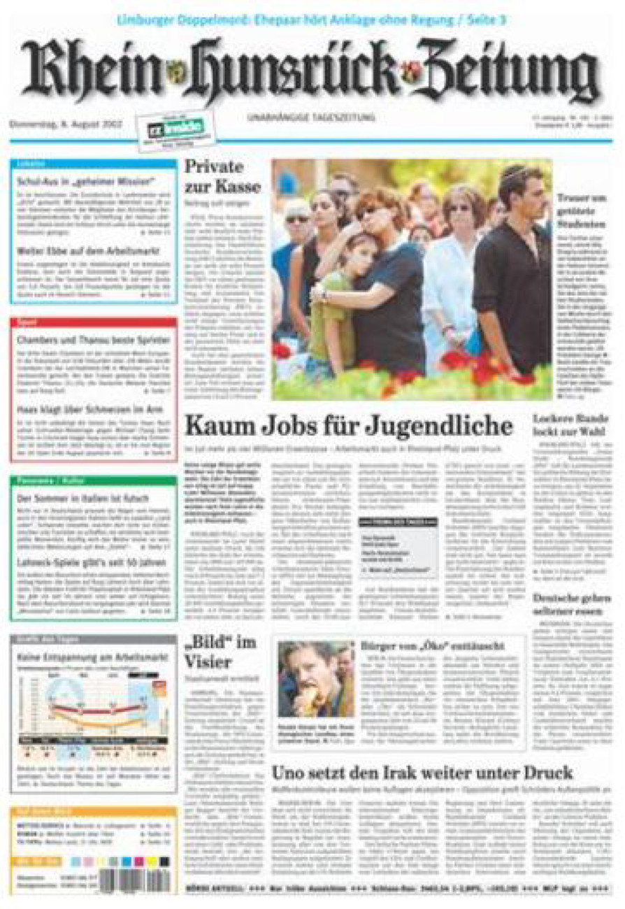 Rhein-Hunsrück-Zeitung vom Donnerstag, 08.08.2002