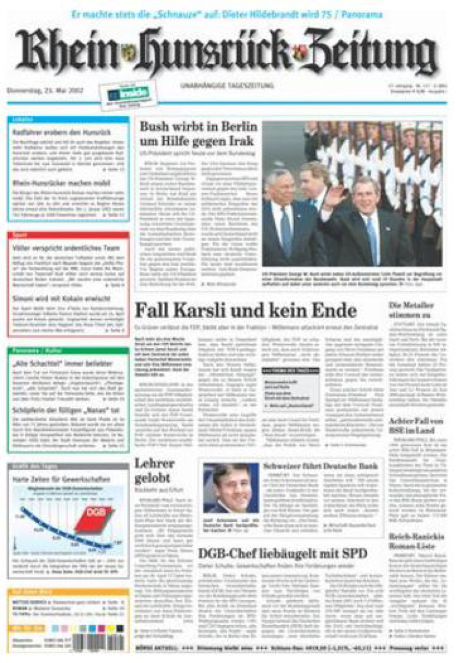 Rhein-Hunsrück-Zeitung vom Donnerstag, 23.05.2002