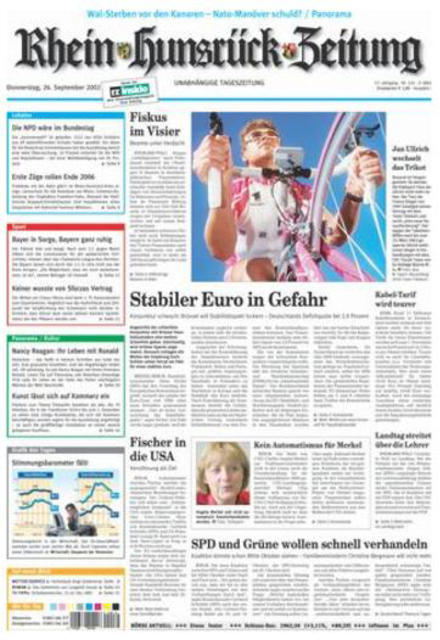 Rhein-Hunsrück-Zeitung vom Donnerstag, 26.09.2002
