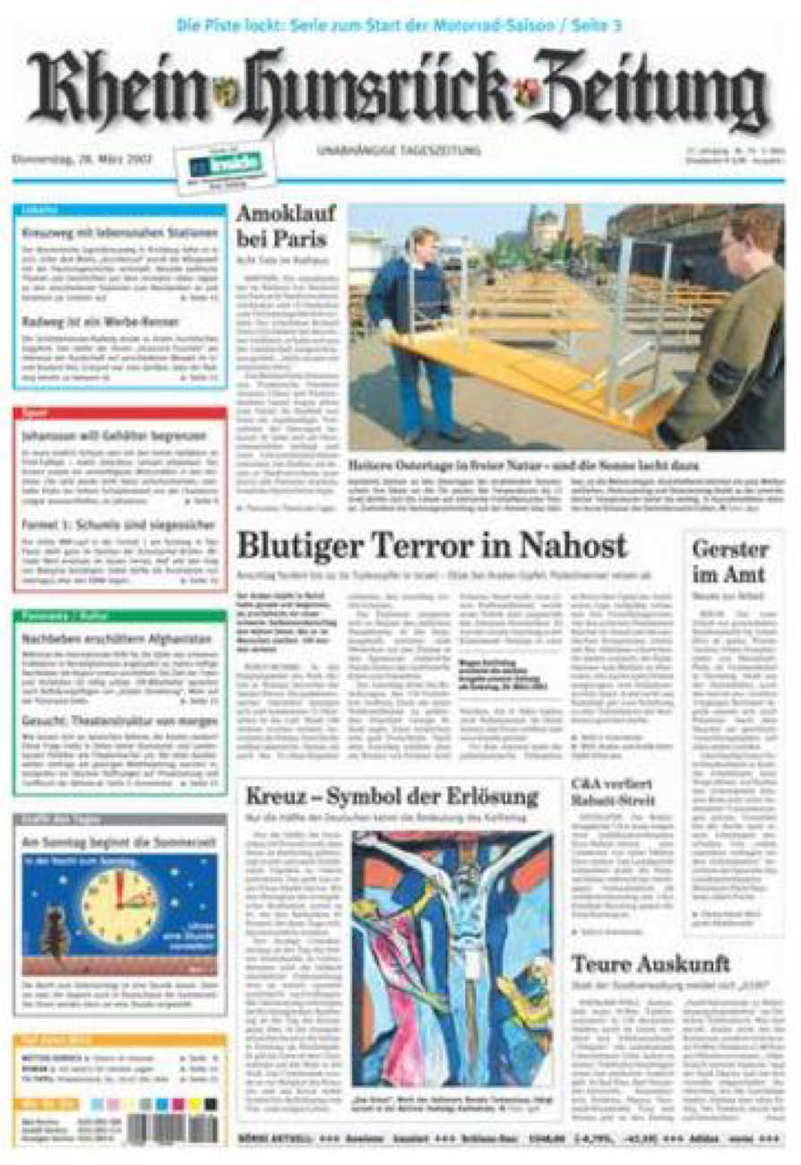 Rhein-Hunsrück-Zeitung vom Donnerstag, 28.03.2002