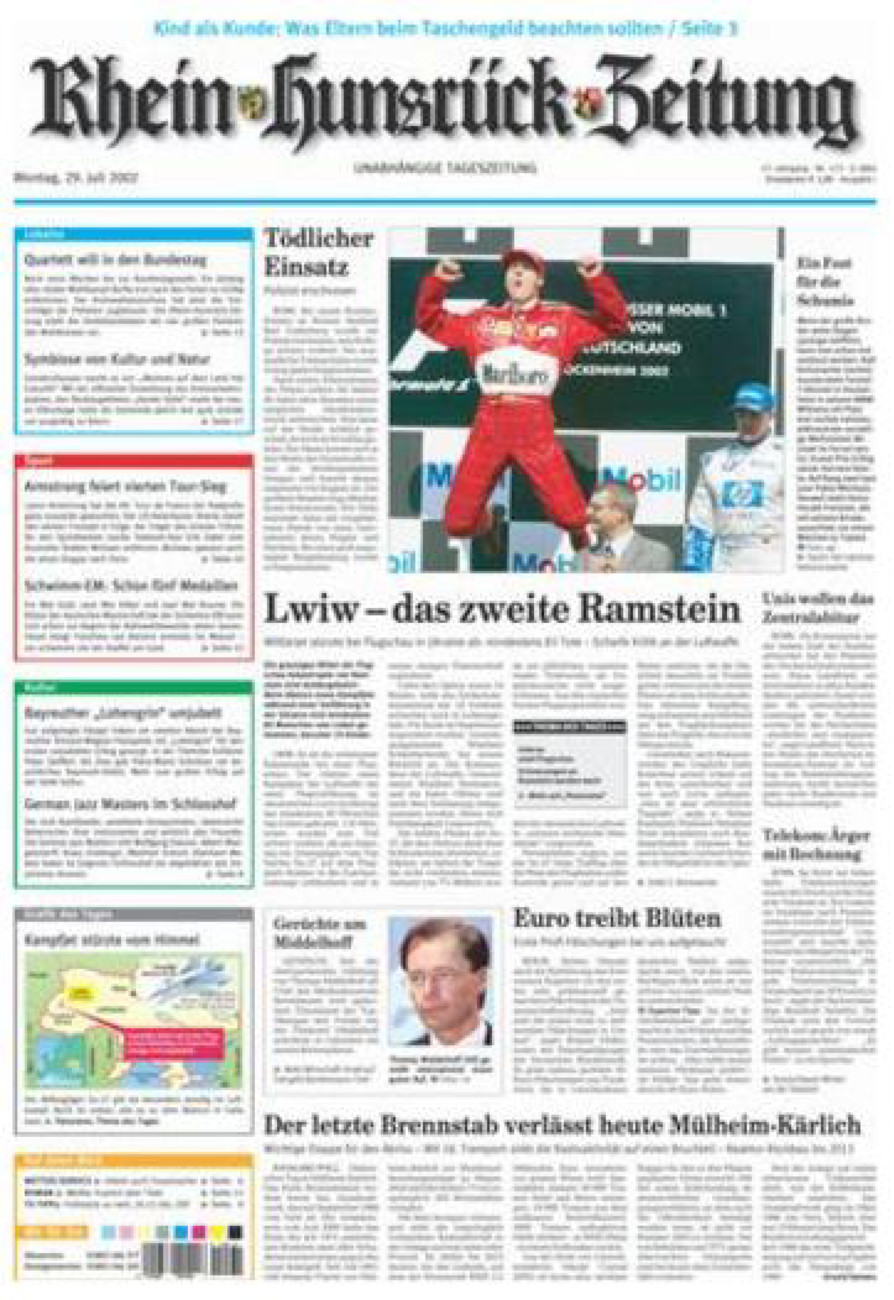 Rhein-Hunsrück-Zeitung vom Montag, 29.07.2002