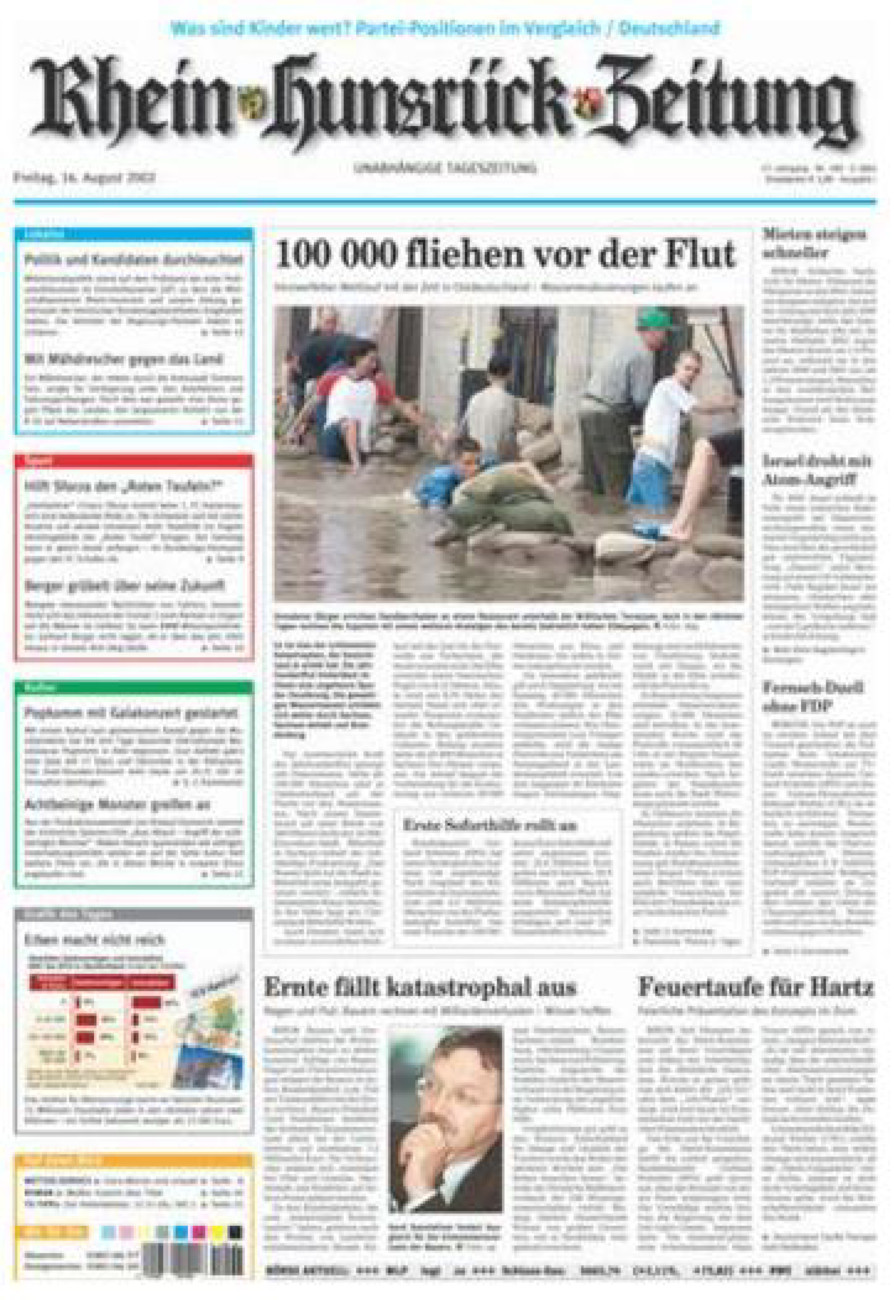 Rhein-Hunsrück-Zeitung vom Freitag, 16.08.2002