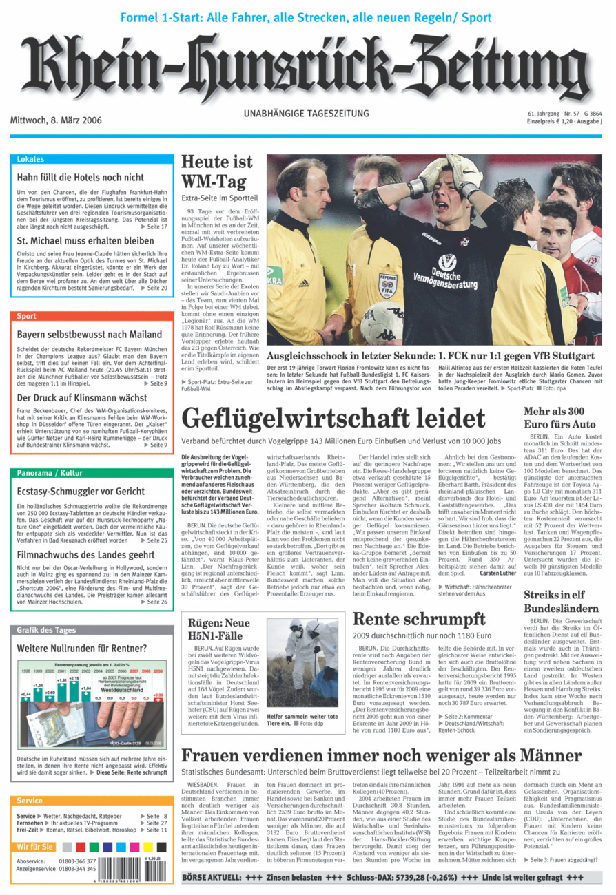 Rhein-Hunsrück-Zeitung vom Mittwoch, 08.03.2006