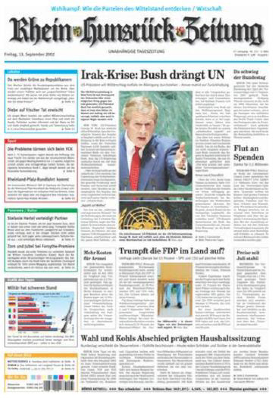 Rhein-Hunsrück-Zeitung vom Freitag, 13.09.2002