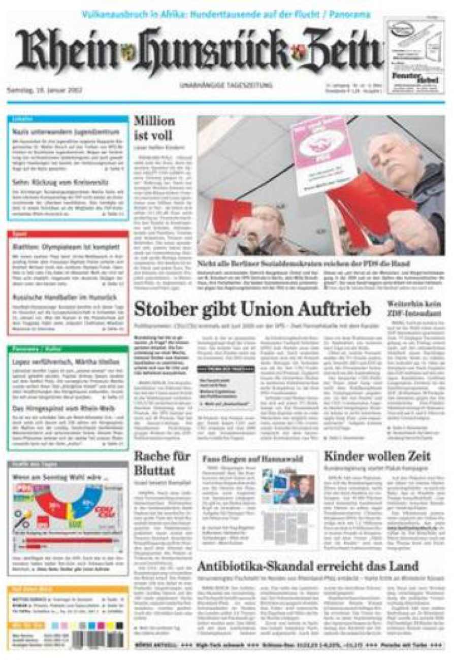Rhein-Hunsrück-Zeitung vom Samstag, 19.01.2002