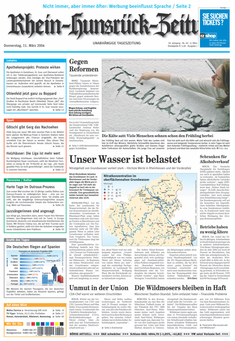 Rhein-Hunsrück-Zeitung vom Donnerstag, 11.03.2004
