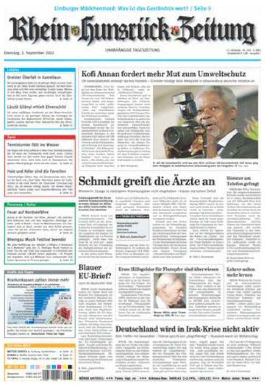 Rhein-Hunsrück-Zeitung vom Dienstag, 03.09.2002