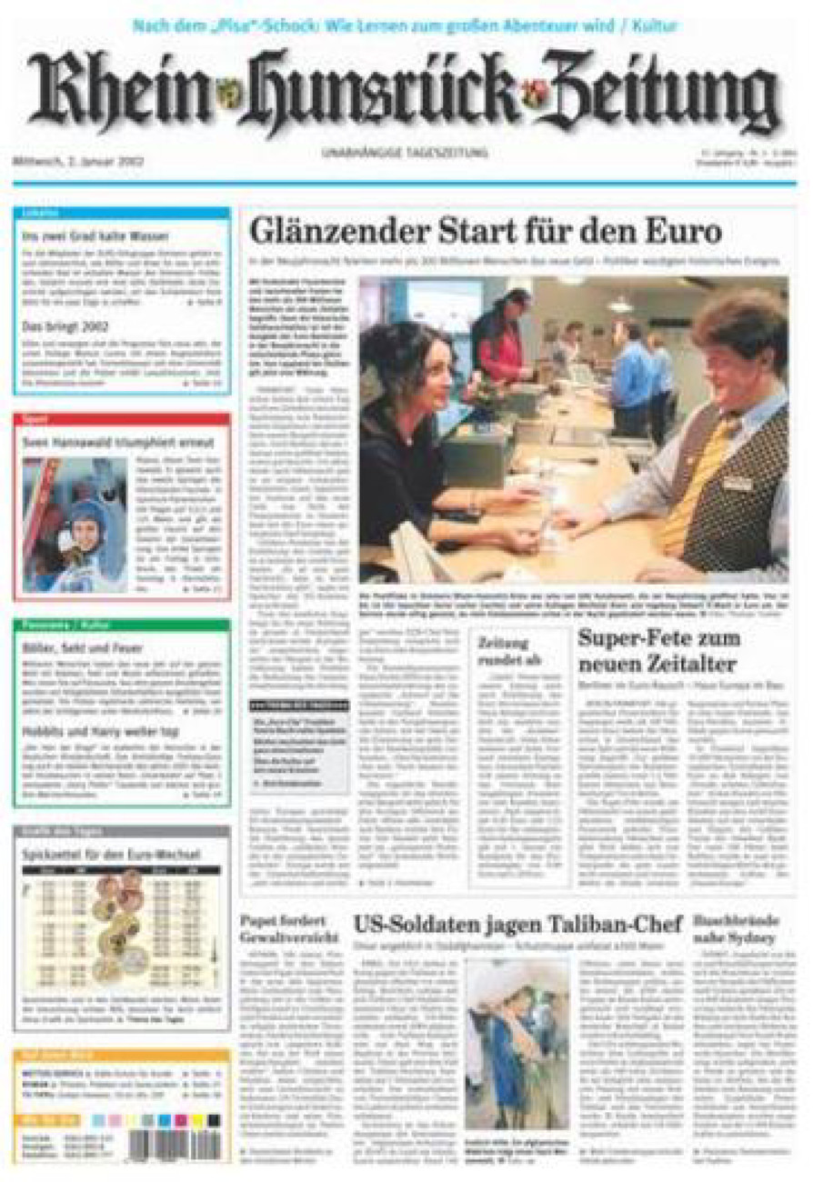 Rhein-Hunsrück-Zeitung vom Mittwoch, 02.01.2002