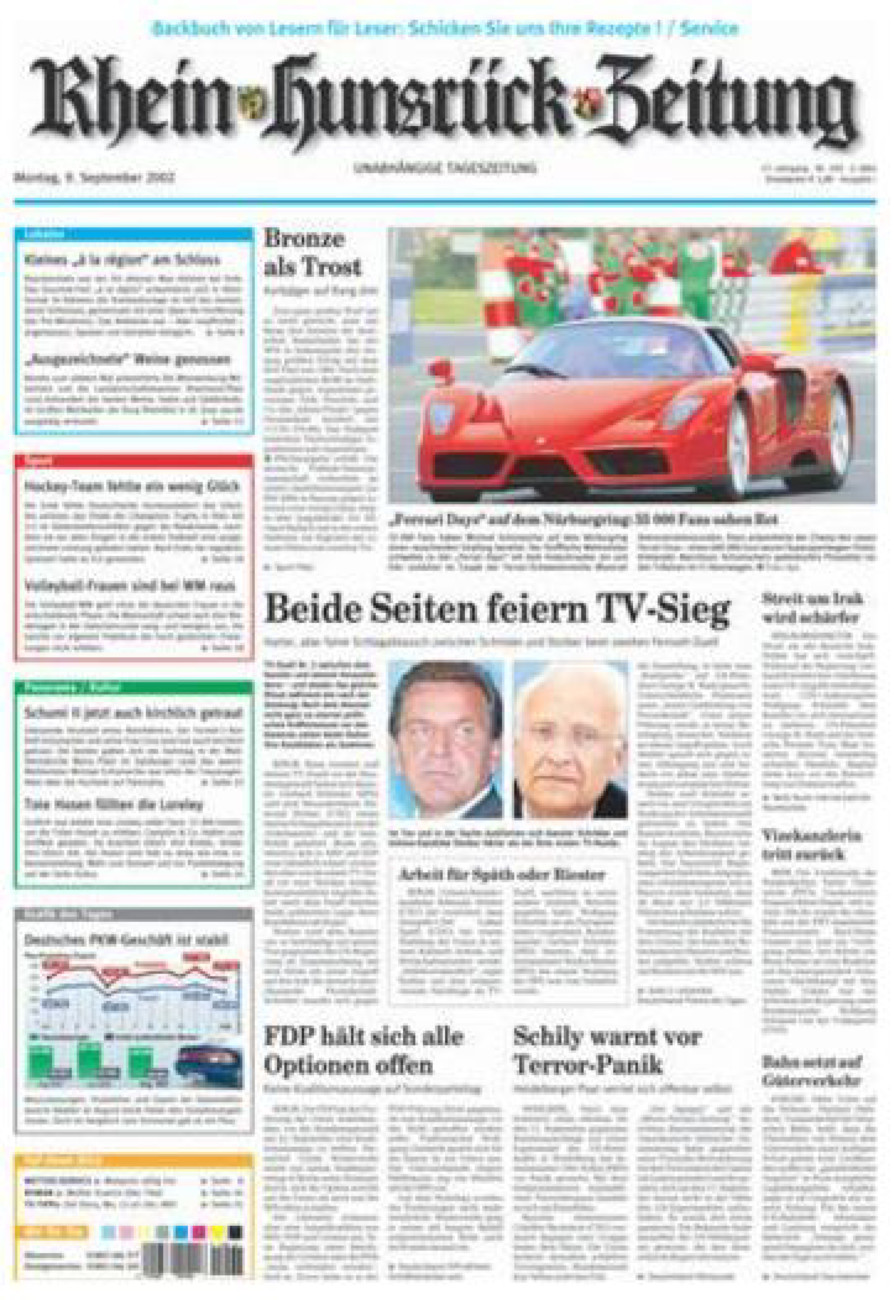 Rhein-Hunsrück-Zeitung vom Montag, 09.09.2002