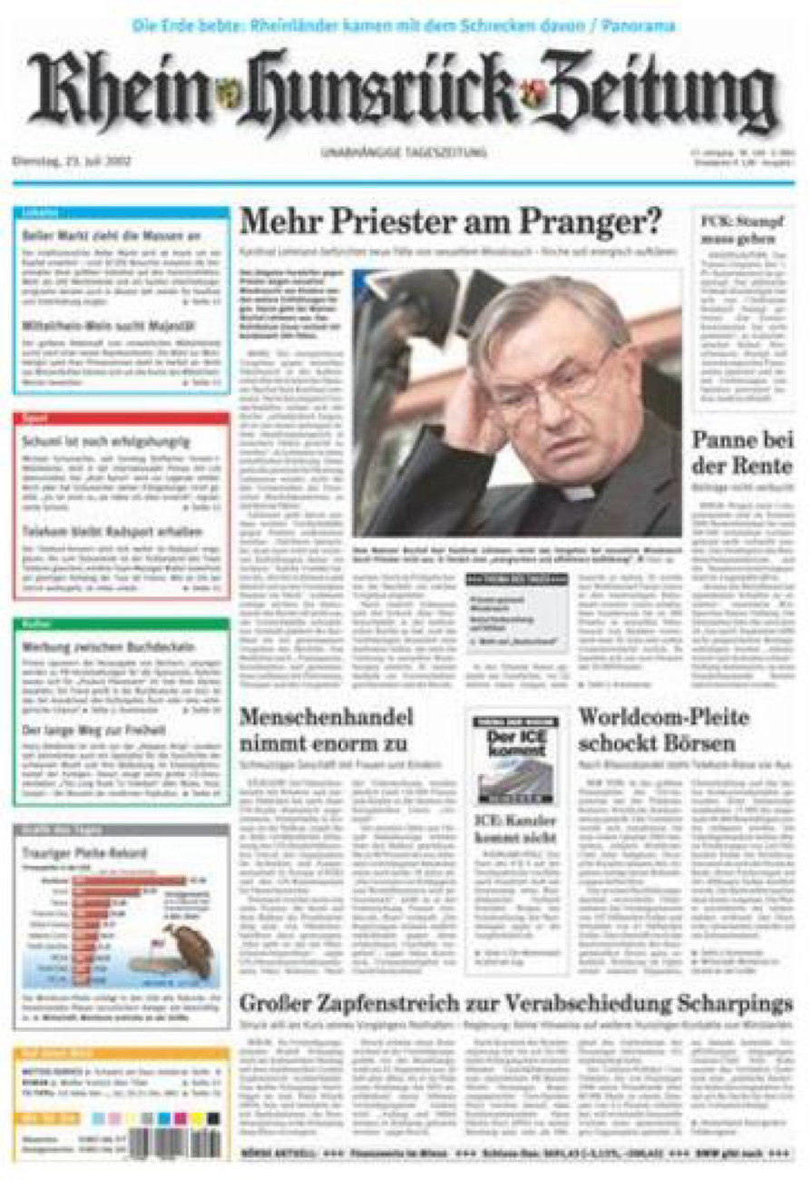 Rhein-Hunsrück-Zeitung vom Dienstag, 23.07.2002