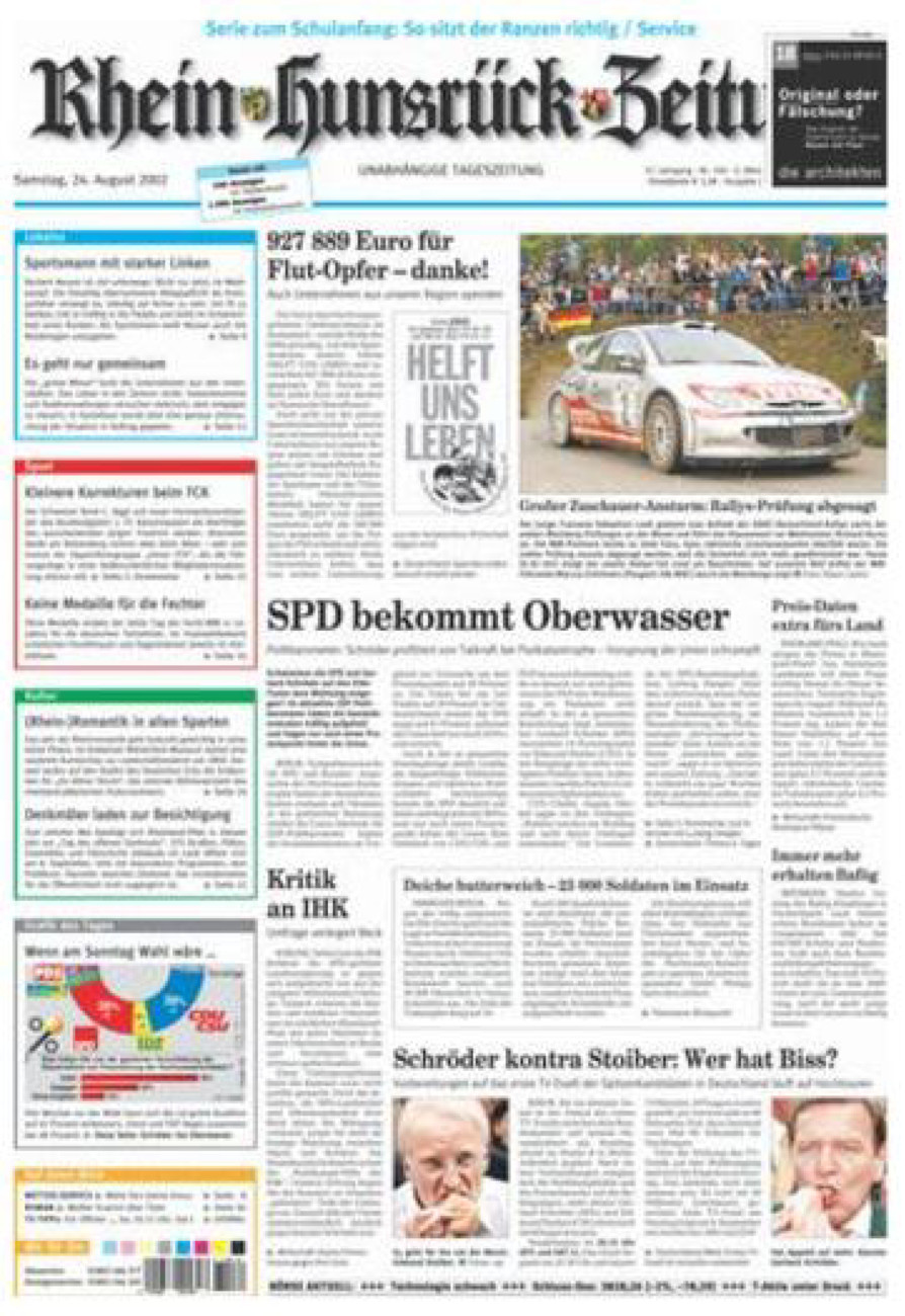 Rhein-Hunsrück-Zeitung vom Samstag, 24.08.2002