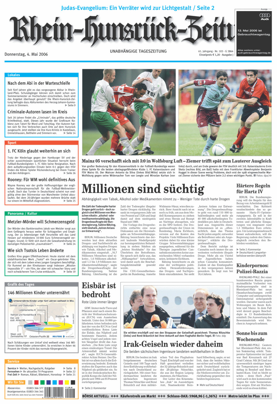 Rhein-Hunsrück-Zeitung vom Donnerstag, 04.05.2006