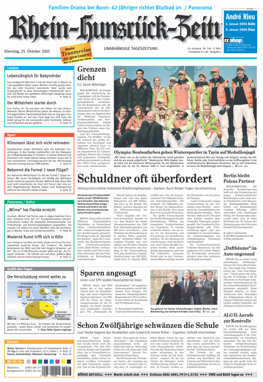 Rhein-Hunsrück-Zeitung vom Dienstag, 25.10.2005