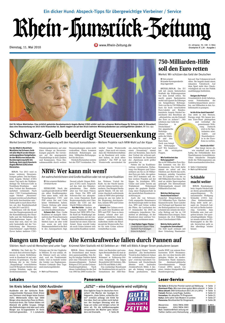 Rhein-Hunsrück-Zeitung vom Dienstag, 11.05.2010