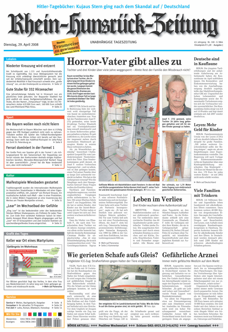 Rhein-Hunsrück-Zeitung vom Dienstag, 29.04.2008