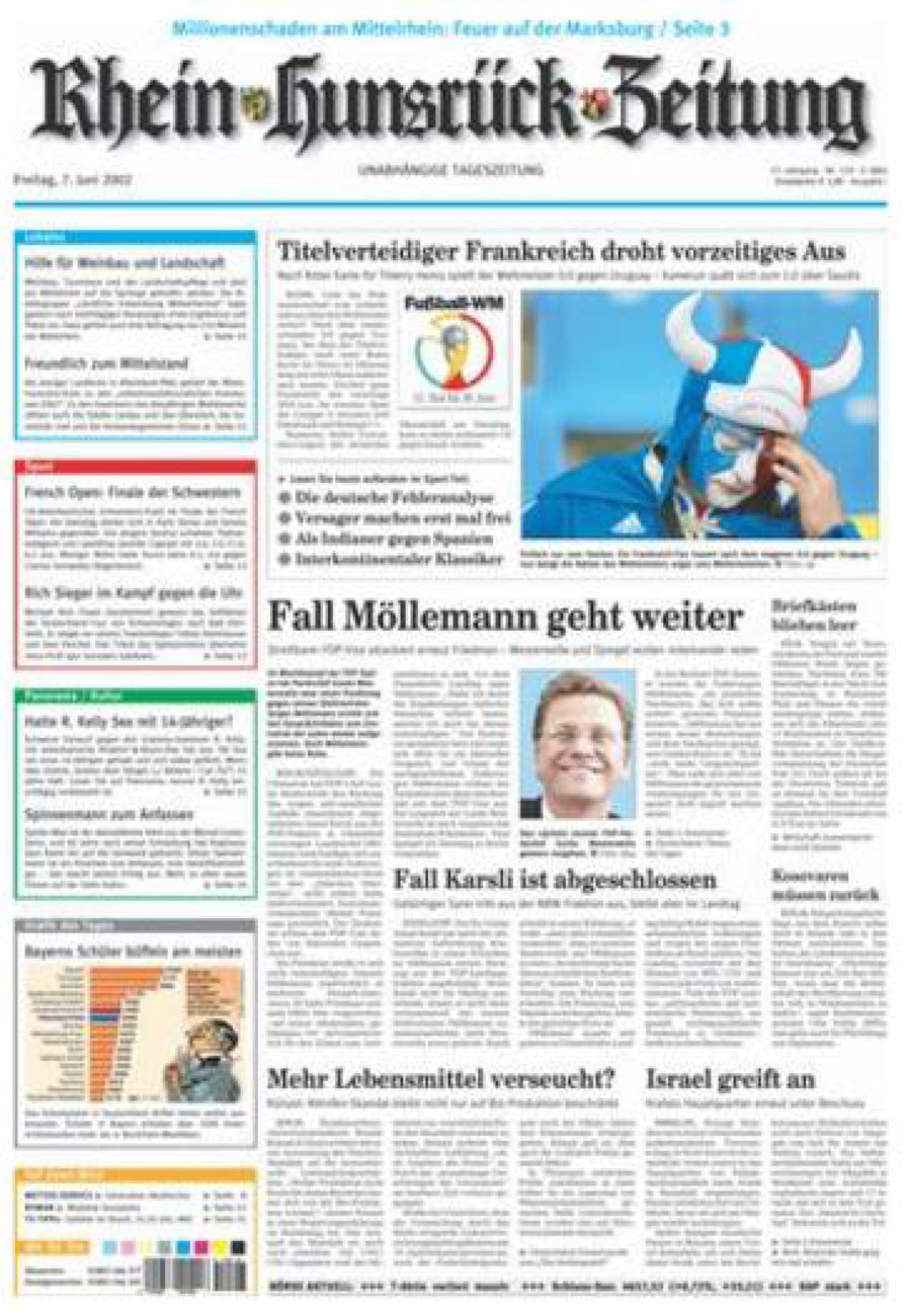 Rhein-Hunsrück-Zeitung vom Freitag, 07.06.2002