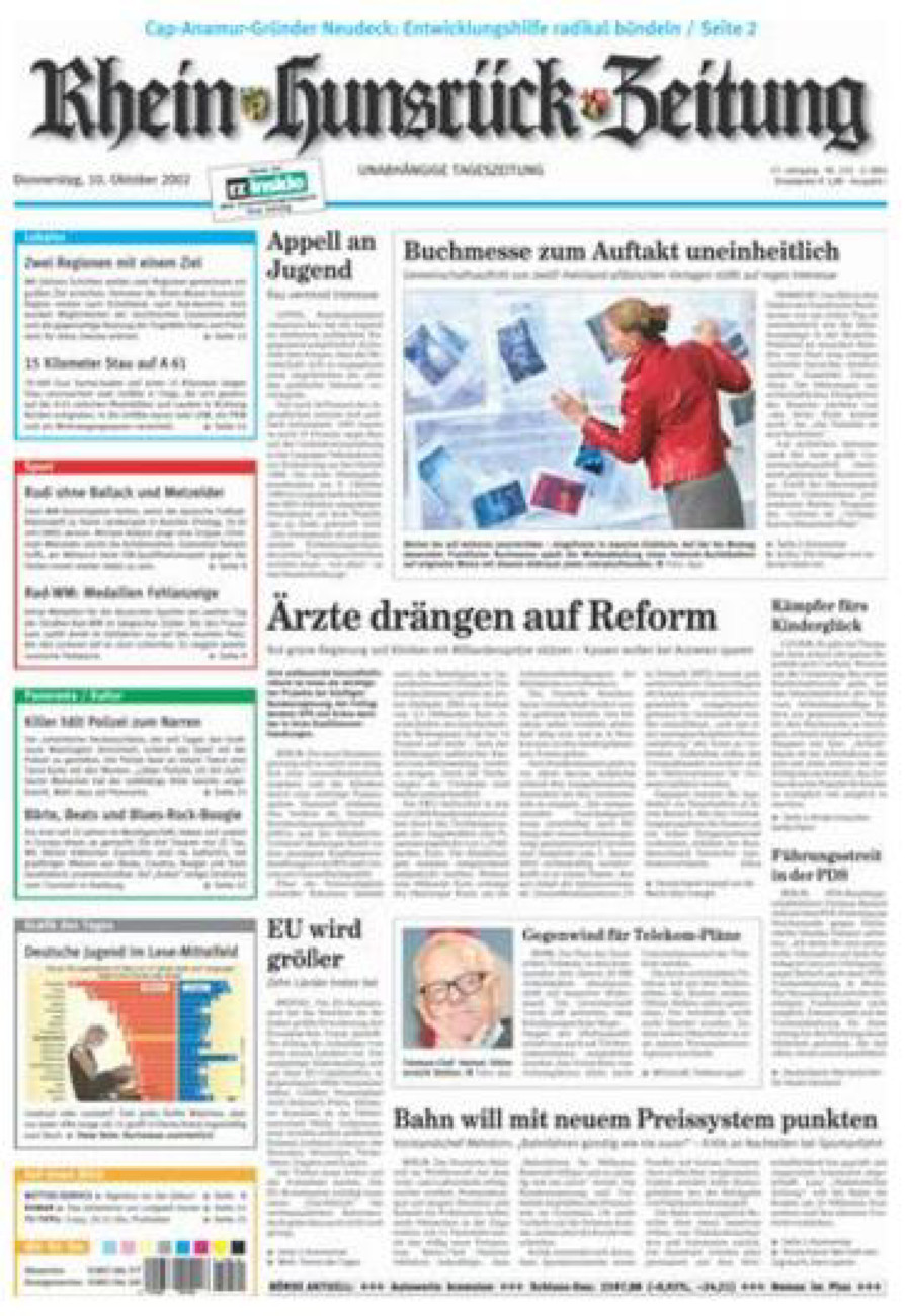 Rhein-Hunsrück-Zeitung vom Donnerstag, 10.10.2002