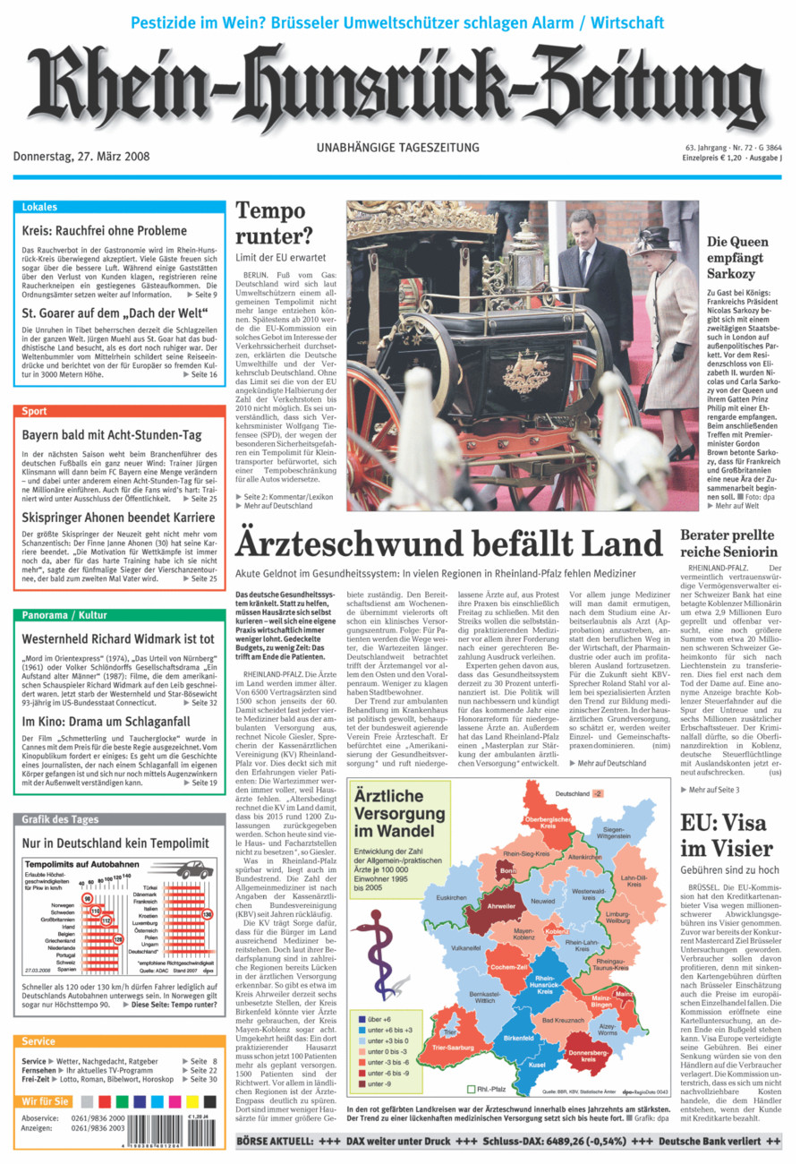 Rhein-Hunsrück-Zeitung vom Donnerstag, 27.03.2008