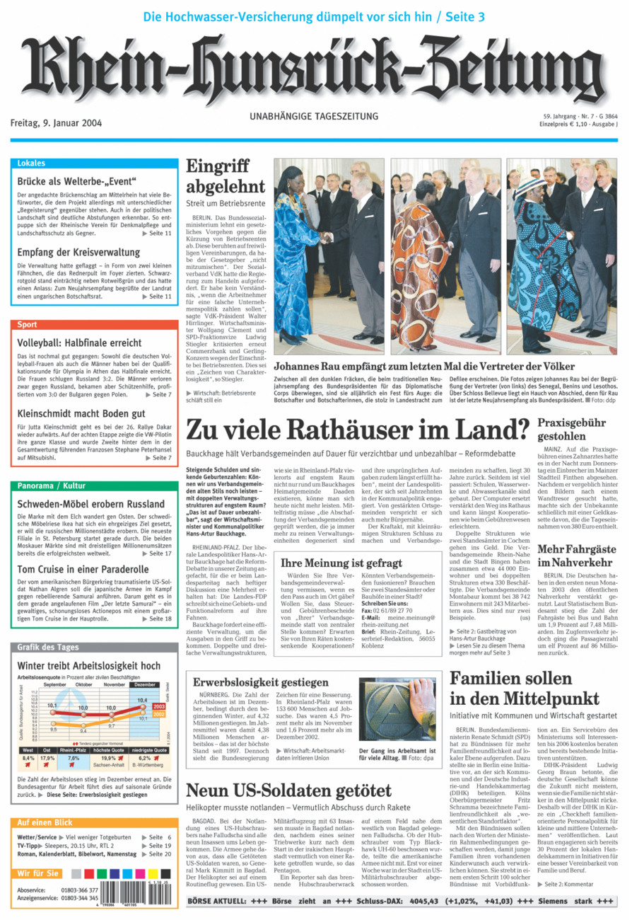 Rhein-Hunsrück-Zeitung vom Freitag, 09.01.2004